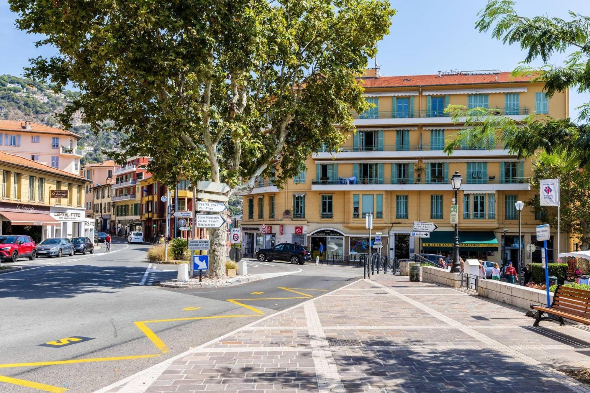 Charmant 3 Pieces Vue Mer Villefranche-sur-Mer Exterior photo